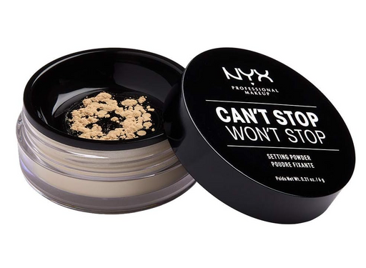 NYX Cant Stop Wont Stop Setting Powder 02 Light Medium - Beautynstyle