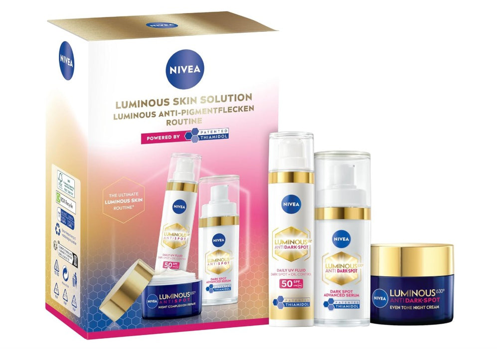Nivea Luminous Skin Solution Anti-Spot Routine 3 Piece Gift Set - Beautynstyle