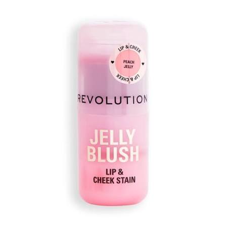 Revolution Jelly Blush Stick Lip & Cheek Stain Peach - Beautynstyle