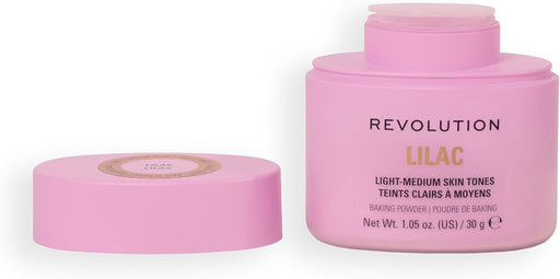 Revolution Loose Baking Powder Lilac - Beautynstyle