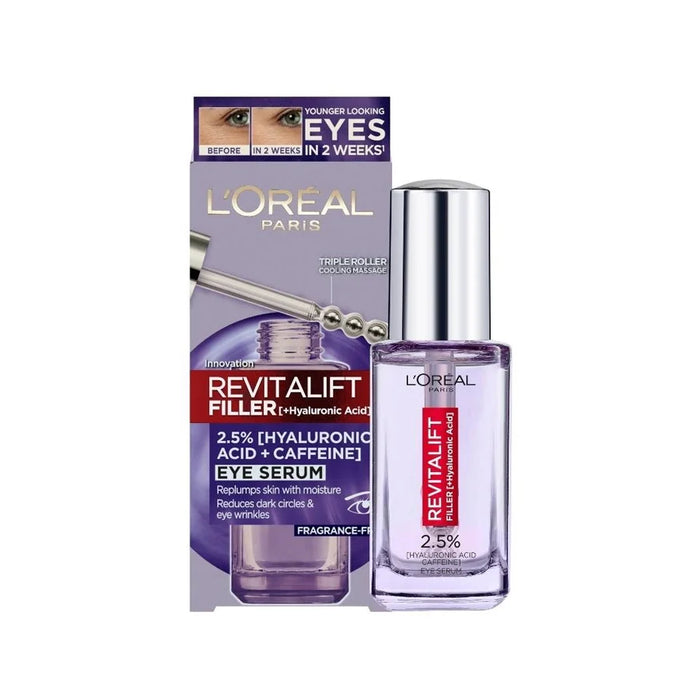 L'Oreal Revitalift Filler Hyaluronic Anti Wrinkle Serum Eye 20ml