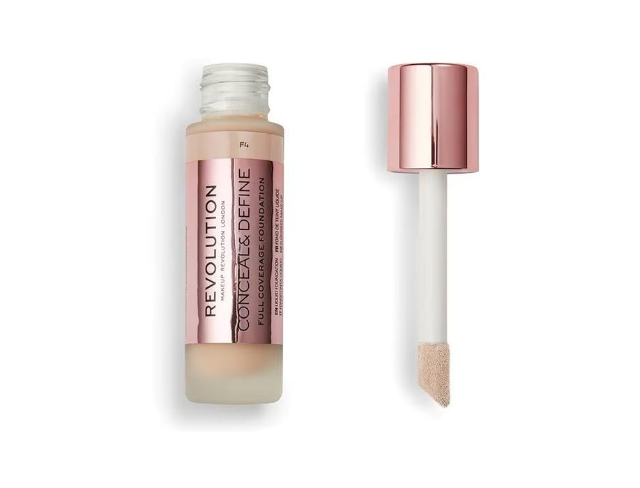 Revolution Conceal And Define Full Coverage Foundation F4 - Beautynstyle