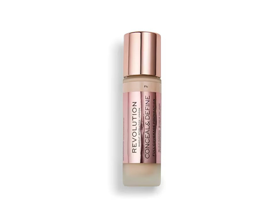 Revolution Conceal And Define Full Coverage Foundation F4 - Beautynstyle