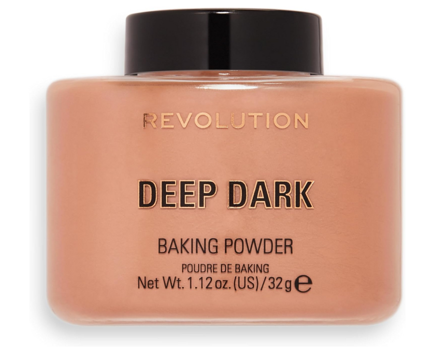 Revolution Loose Baking Powder Deep Dark - Beautynstyle