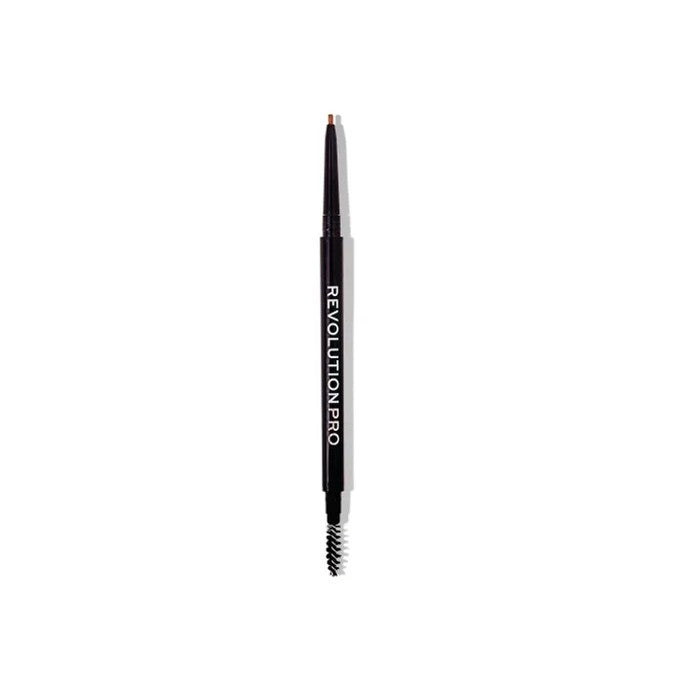 Revolution Microblading Effect Eyebrow Pencil Medium Brown - Beautynstyle