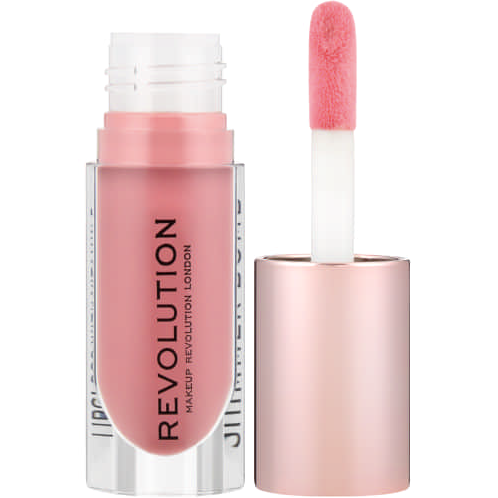Revolution Pout Bomb Plumping Lip Gloss Kiss Nude - Beautynstyle