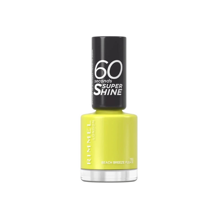 Rimmel 60 Seconds Super Shine Nail Polish 155 Beach Breeze Please - Beautynstyle