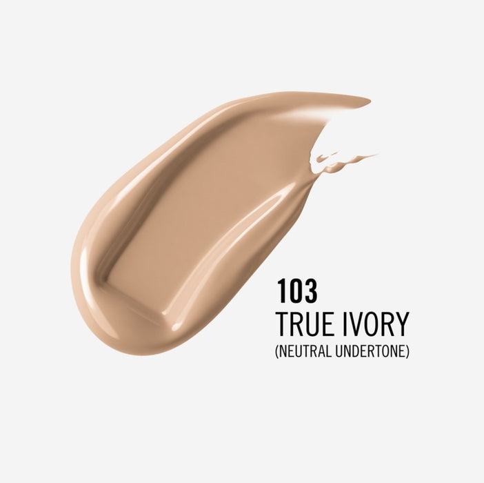 Rimmel Lasting Finish 35HR Hydrating Boost Foundation 103 True Ivory - Beautynstyle