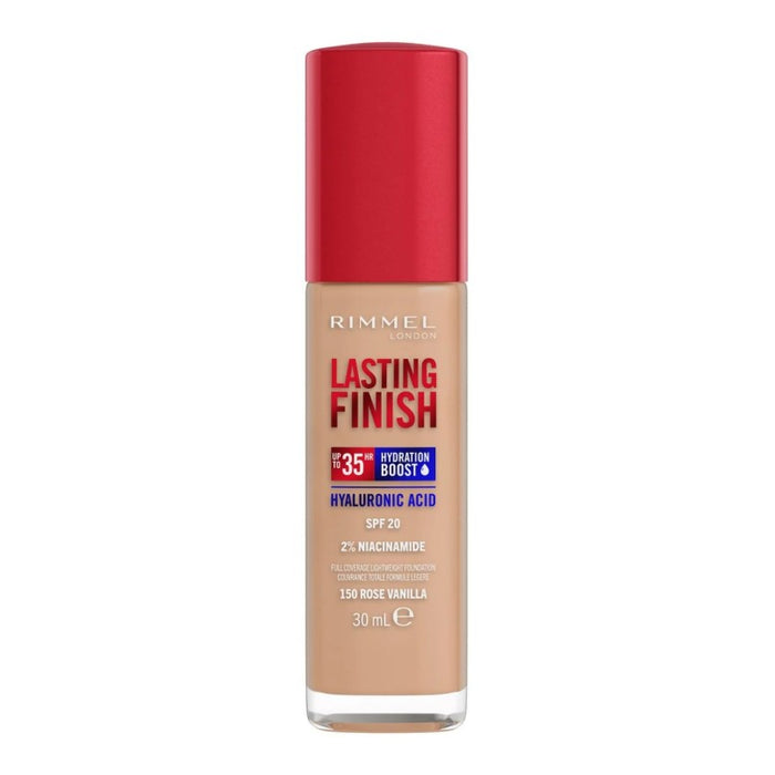 Rimmel Lasting Finish 35HR Hydrating Boost Foundation 150 Rose Vanilla - Beautynstyle