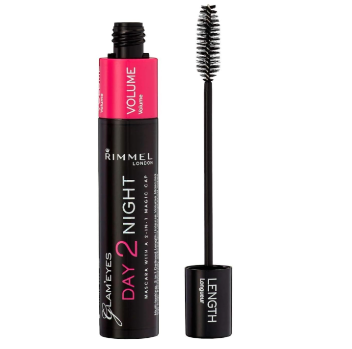 Rimmel London Glam Eyes Day 2 Night Mascara 001 Black - Beautynstyle