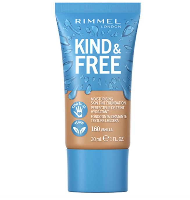 Rimmel London Kind & Free Moisturing Skin Tint Foundation 160 Vanilla - Beautynstyle