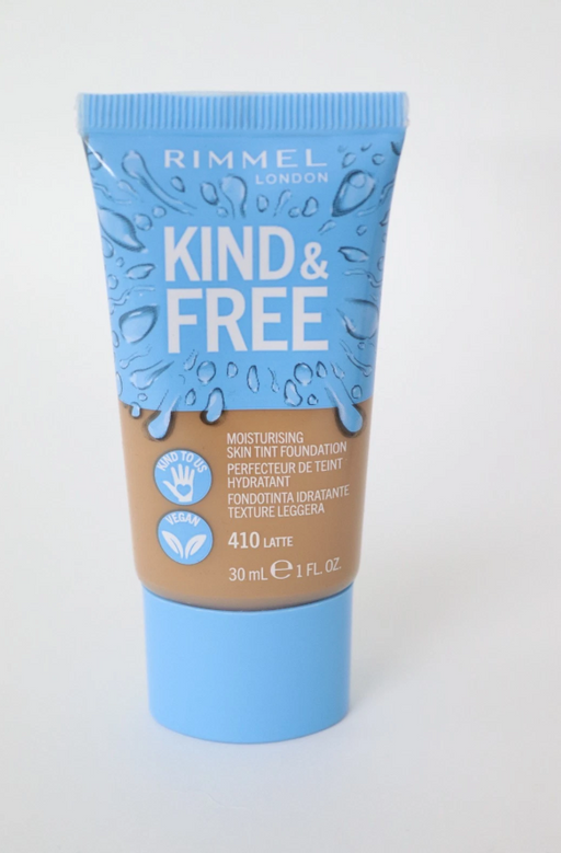 Rimmel London Kind & Free Moisturing Skin Tint Foundation 410 Latte - Beautynstyle