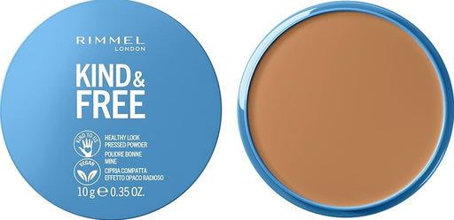 Rimmel London Kind & Free Natural Finish Pressed Powder 040 Tan - Beautynstyle