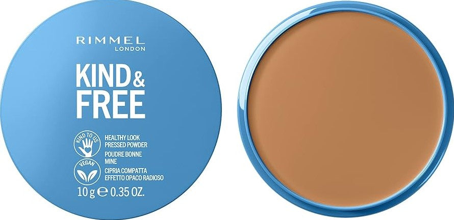 Rimmel London Kind & Free Natural Finish Pressed Powder 040 Tan - Beautynstyle