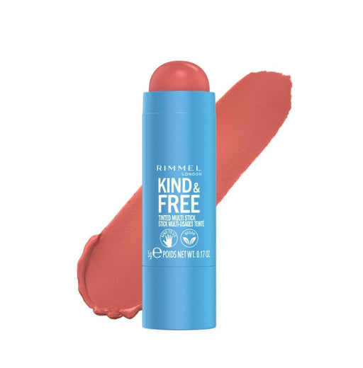Rimmel London Kind & Free Tinted Multi Stick Blush & Lipstick 001 Caramel Dusk - Beautynstyle