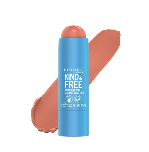 Rimmel London Kind & Free Tinted Multi Stick Blush & Lipstick 002 Peachy Cheeks - Beautynstyle