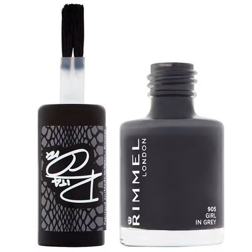 Rimmel London Rita Ora Nail Polish 905 Girl In Grey - Beautynstyle