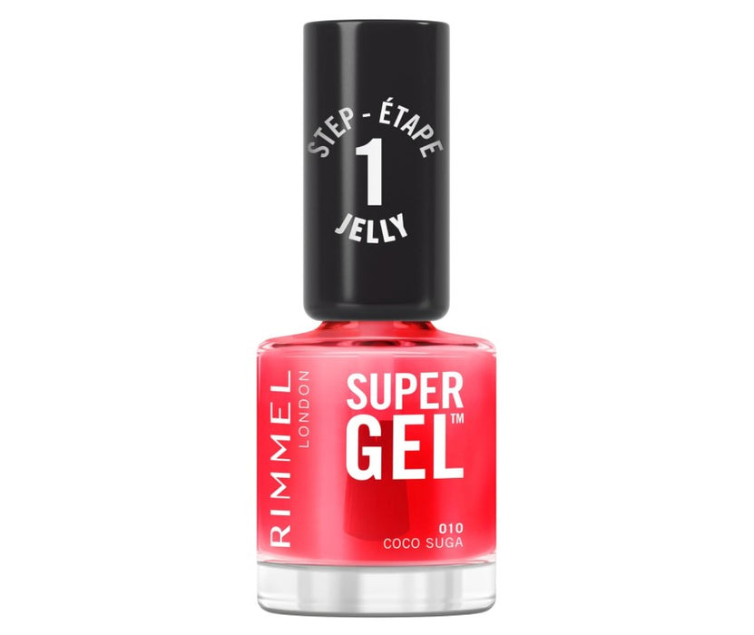Rimmel London Super Gel Jelly Nail Polish 010 Coco Suga - Beautynstyle