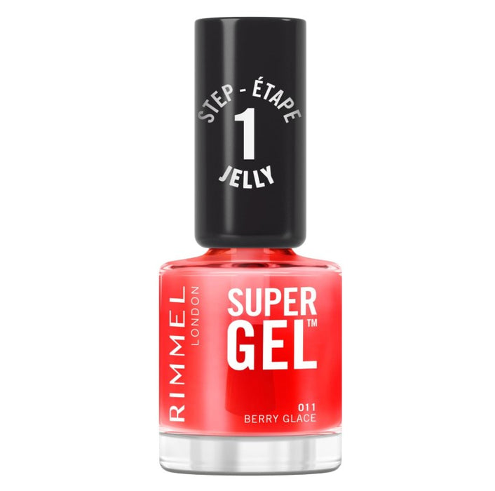 Rimmel London Super Gel Jelly Nail Polish 011 Berry Glace - Beautynstyle