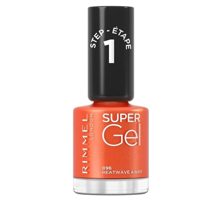 Rimmel London Super Gel Nail Polish 096 Heatwave Away - Beautynstyle