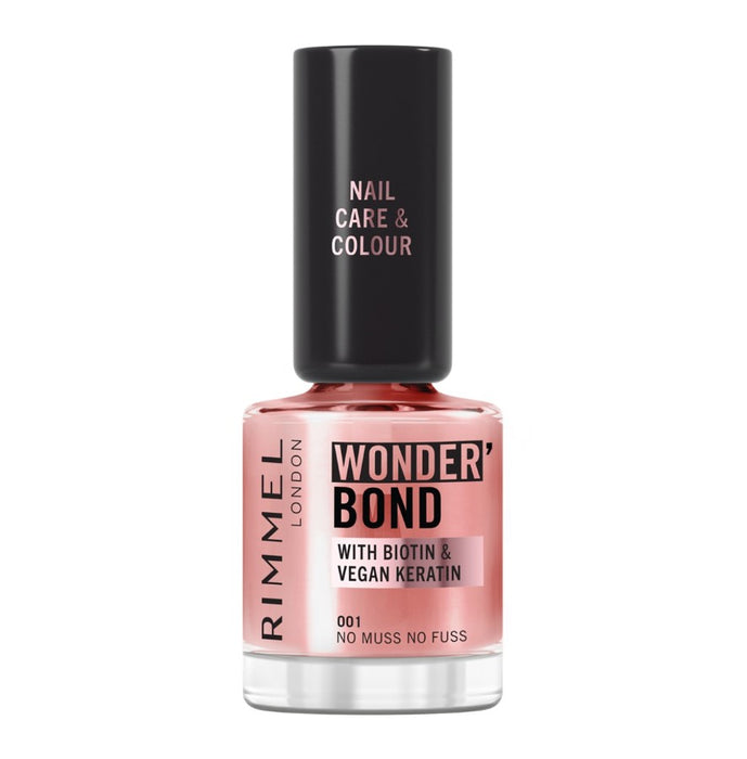 Rimmel London Wonder Bond Nail Care & Colour 001 No Muss No Fuss - Beautynstyle