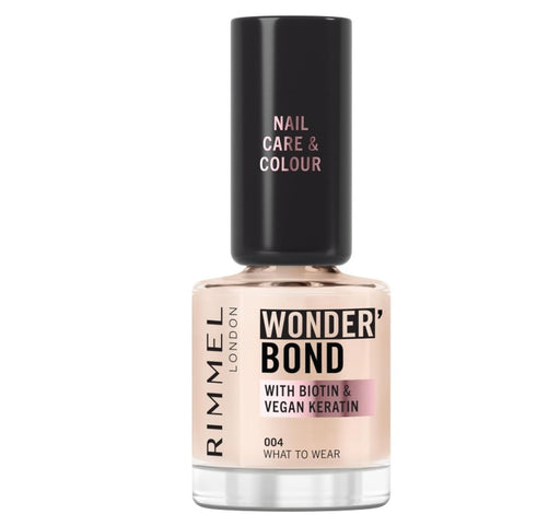 Rimmel London Wonder Bond Nail Care & Colour 004 What To Wear - Beautynstyle