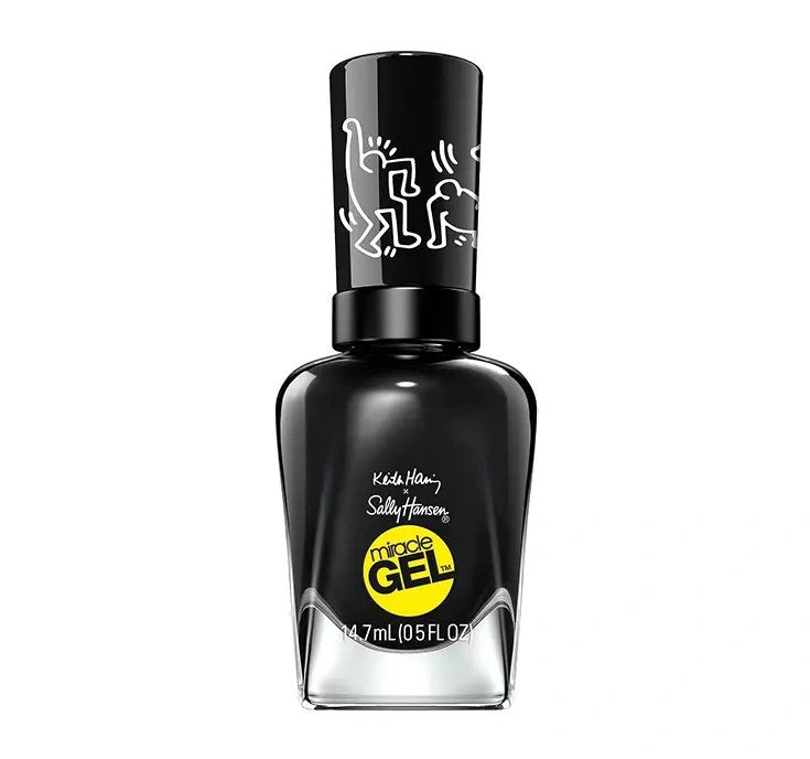 Sally Hansen Keith Haring Miracle Gel Nail Polish 926 Sketched In Stone - Beautynstyle