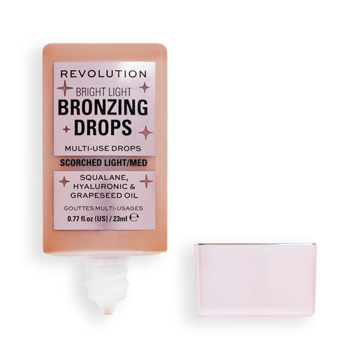Revolution Bright Light Bronzing Drops Light Medium - Beautynstyle