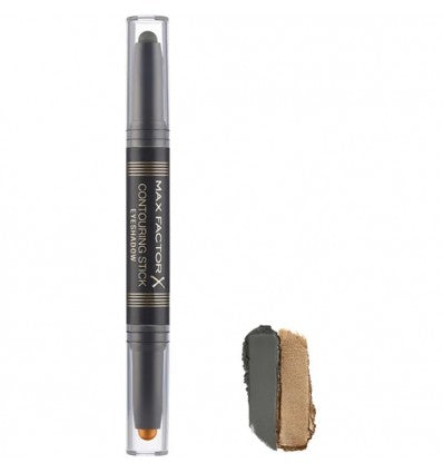 Max Factor Contouring Stick Eyeshadow Bronze Moon & Forest Green - Beautynstyle