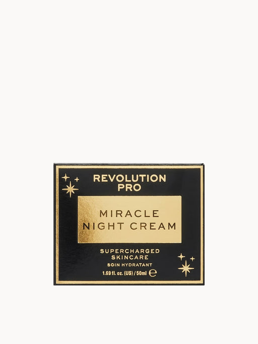 Revolution Pro Miracle Night Cream Supercharged Moisturiser - Beautynstyle
