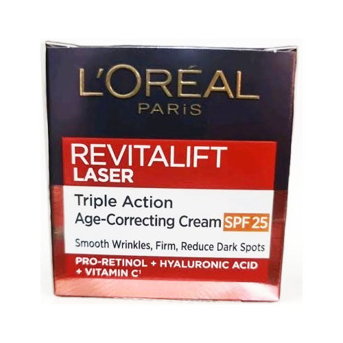 L'Oreal Revitalift Laser Triple Action Age Correcting Cream SPF 25