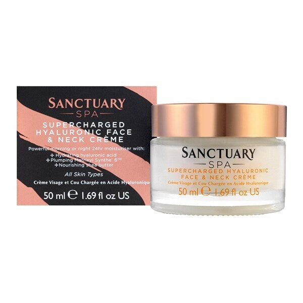 Sanctuary Spa Supercharged Hyaluronic Face & Neck Cream 50ml - Beautynstyle