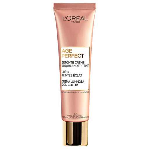 L'oreal Age Perfect Tinted Day Cream 02 Medium To Dark - Beautynstyle