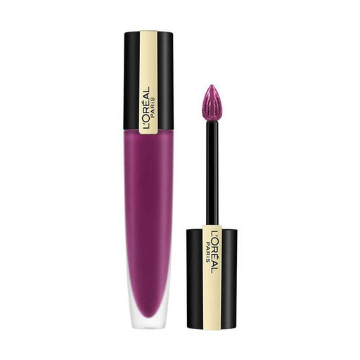 L'Oreal Paris Rouge Signature Matte Metallic Liquid Lipstick 104 I Rebel - Beautynstyle