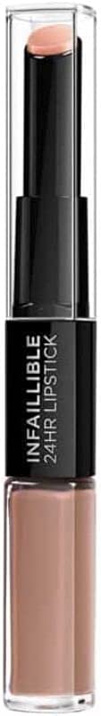 L'Oreal Infaillible 24HR Duo Lipstick 113 Invincible Sable - Beautynstyle