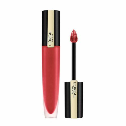 L'Oreal Paris Rouge Signature Metallic Liquid Lipstick 137 Red - Beautynstyle