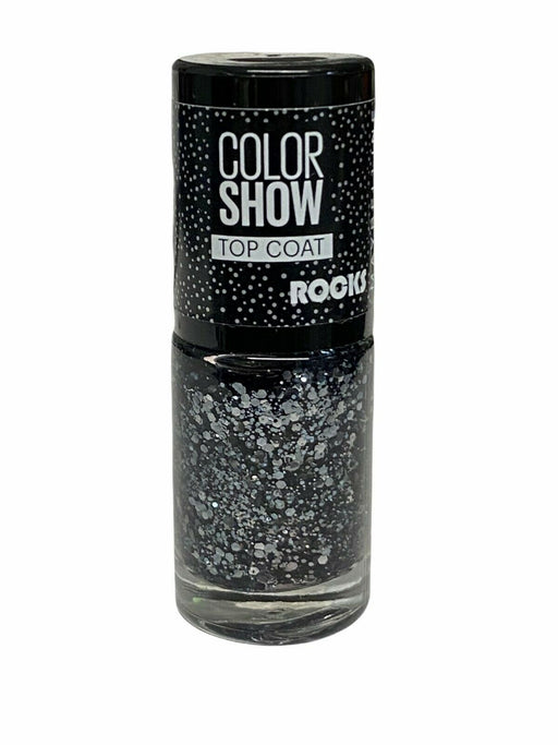 Maybelline Color Show Top Coat Rocks Nail Polish 337 Black Magic - Beautynstyle