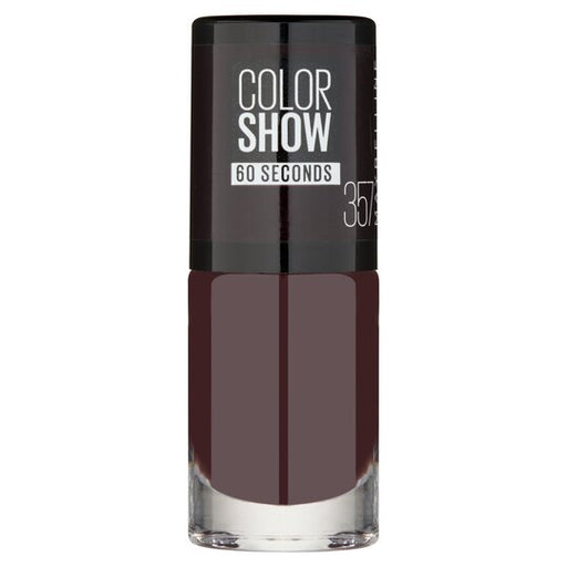 Maybelline Color Show 60 Seconds Nail Polish 357 Burgundy Kiss - Beautynstyle