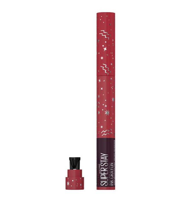 Maybelline Superstay Ink Crayon Lipstick Zodiac Edition 50 Own Your Empire Aquarius - Beautynstyle