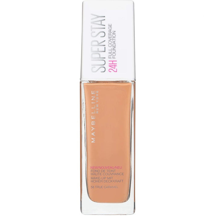 Maybelline Super Stay Full Coverage Foundation 58 True Caramel - Beautynstyle