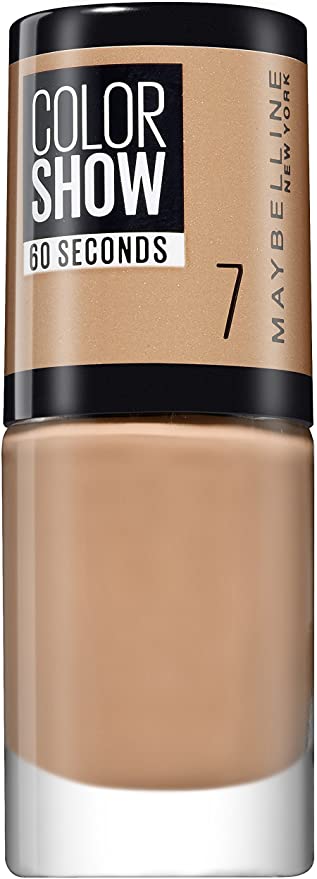 Maybelline Color Show 60 Seconds Nail Polish 7 Nude Suede - Beautynstyle