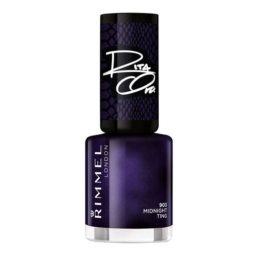 Rimmel London 60 Second Rita Ora Nail Polish 903 Midnight Ting - Beautynstyle