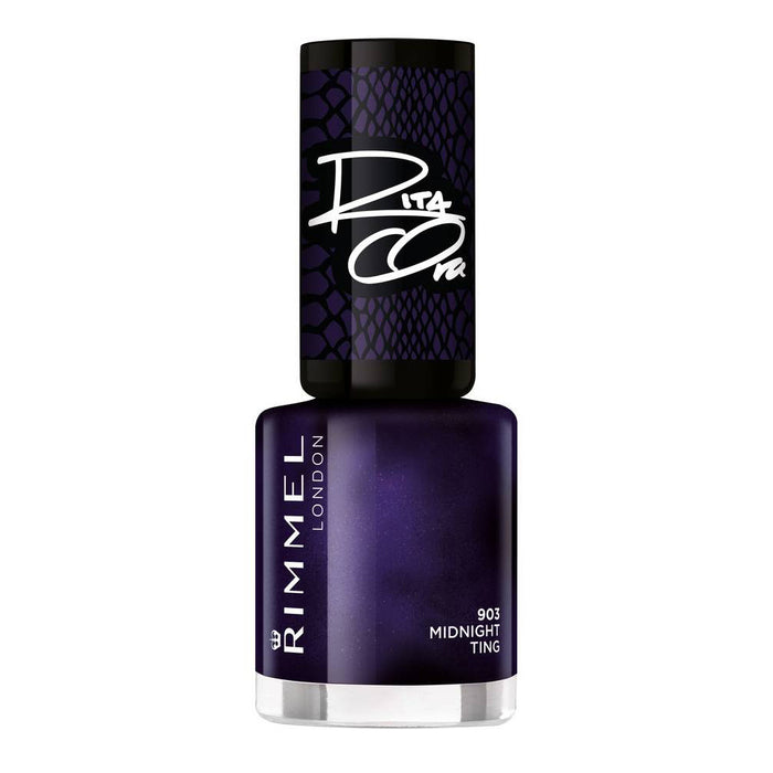 Rimmel London 60 Second Rita Ora Nail Polish 903 Midnight Ting - Beautynstyle