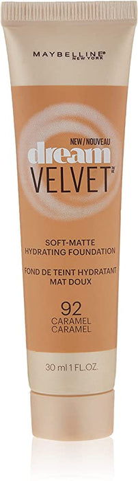 Maybelline Dream Velvet Soft Matte Hydrating Foundation 92 Caramel - 30ML - Beautynstyle
