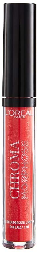 L'Oreal Chroma Morphose Glitter-Pressed Lipstick 03 Night Viper - Beautynstyle