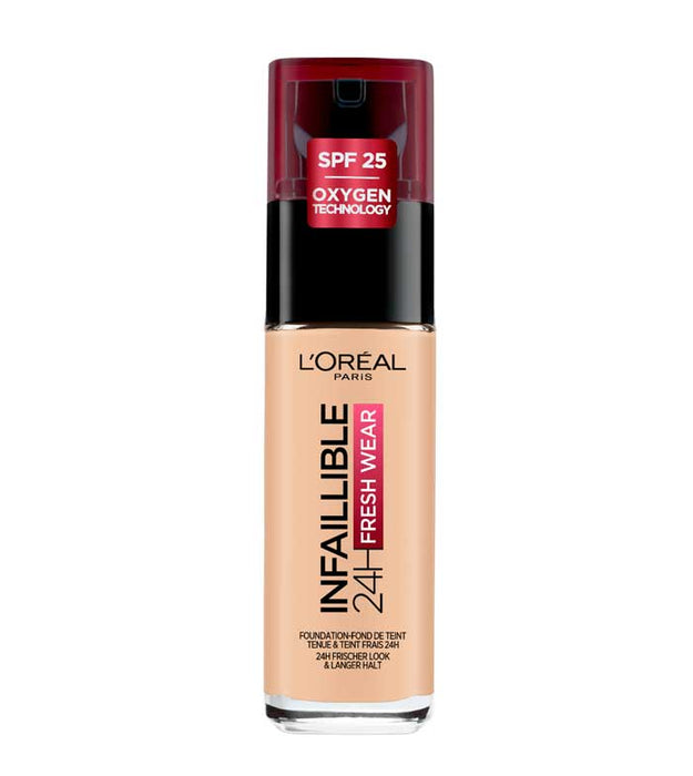 L'Oreal Infaillible 24HR Fresh Wear Foundation 180 Rose Sand - Beautynstyle