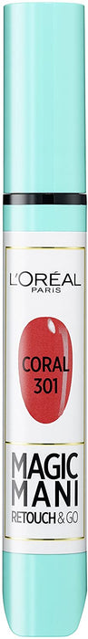 L'Oreal Magic Mani Retouch & Go Nail Pen 301 Coral - Beautynstyle