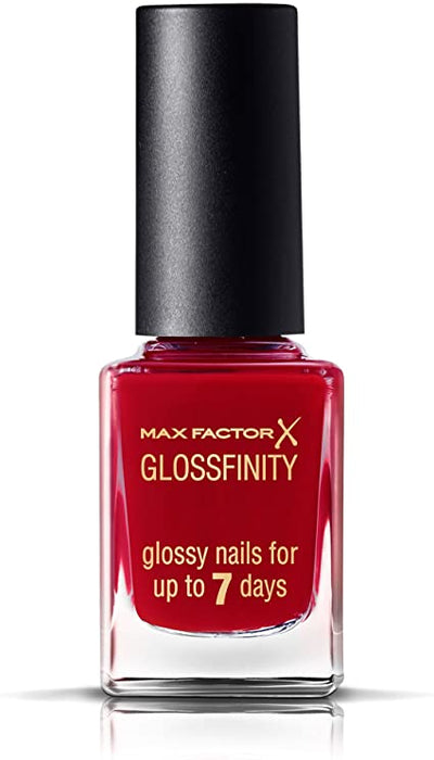 Max Factor Glossfinity Nail Polish 110 Red Passion - Beautynstyle