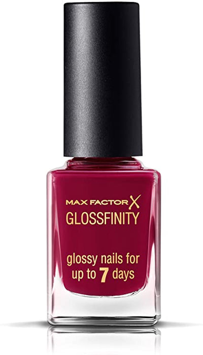 Max Factor Glossfinity Nail Polish 155 Burgundy Crush - Beautynstyle