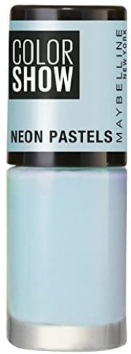 Maybelline Color Show Neon Pastels Nail Polish 483 Blue Voltage - Beautynstyle